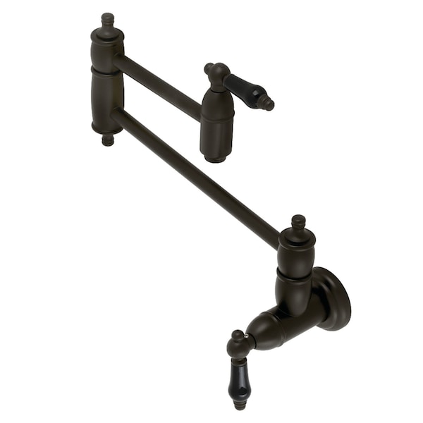 KS3105PKL Duchess Wall Mount Pot Filler, Oil Rubbed Bronze